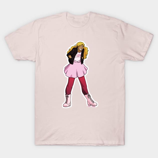 Pink Bailey T-Shirt by Sunset-Spring